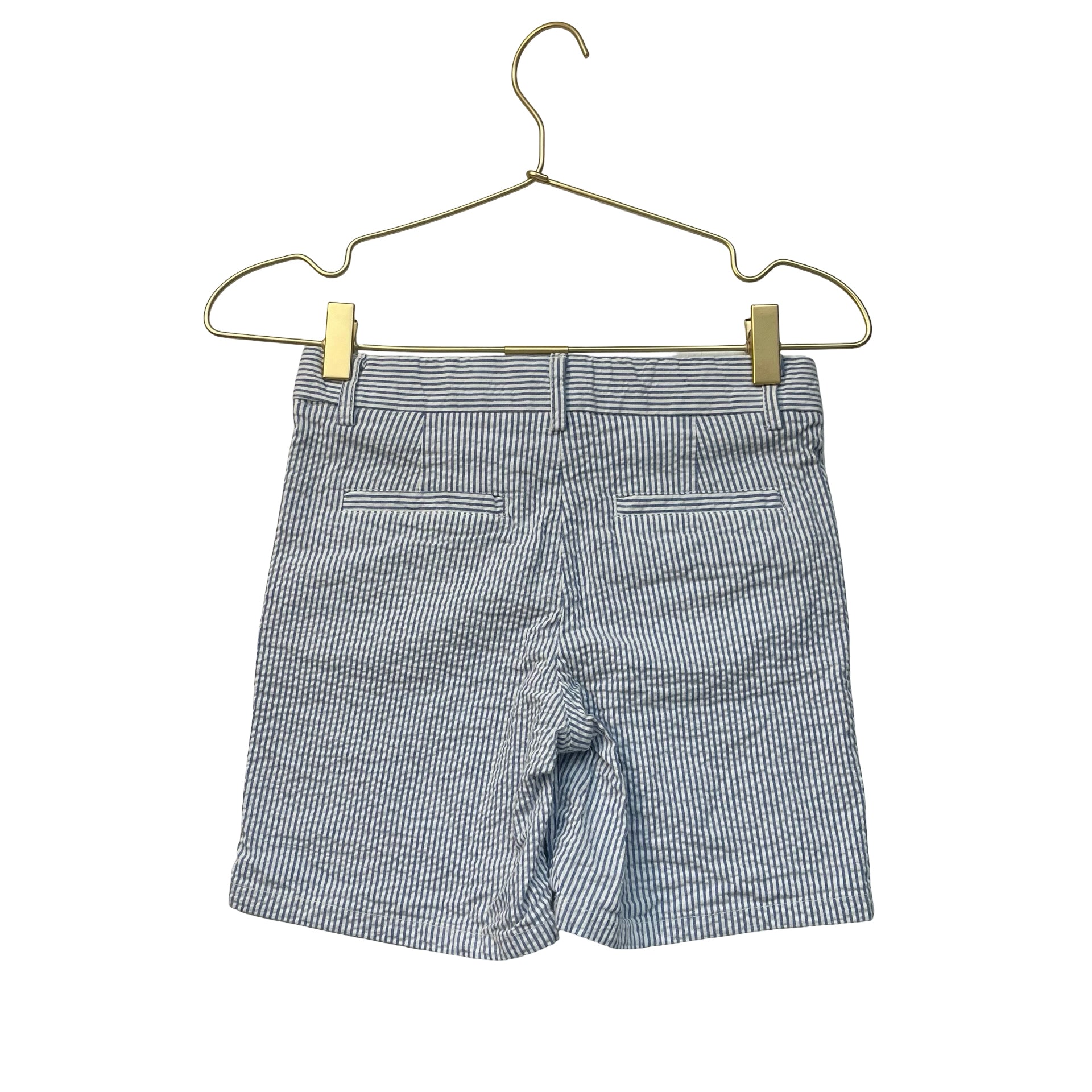 Brooks Brothers Blue & White Striped Seersucker Short - Size 10Y