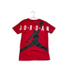 Nike Air Jordan Red Graphic T-Shirt Size S 8-10