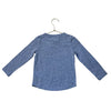 Crewcuts Heather Blue Heart Pocket Shirt - Size XXS 2-3