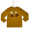 Children's Place Yellow Turkey Graphic Thanksgiving Shirt - Size XS 4