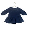 Baby Gap Navy Sequin Sweatshirt Dress - Size 12-18 Mo