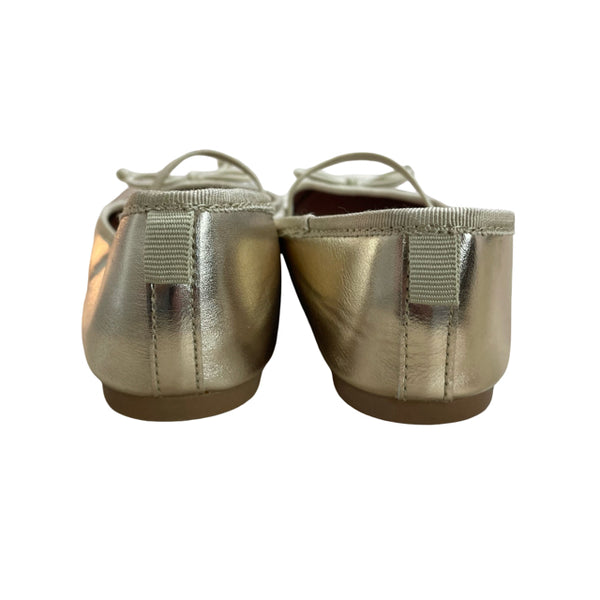 H&M Gold Ballet Flat Shoes - Size 12.5