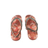 Reef Orange & Gold Glitter Flip-Flop Sandals - Size 3-4