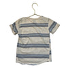 Volcom Oatmeal & Blue Striped T-Shirt - Size 3T