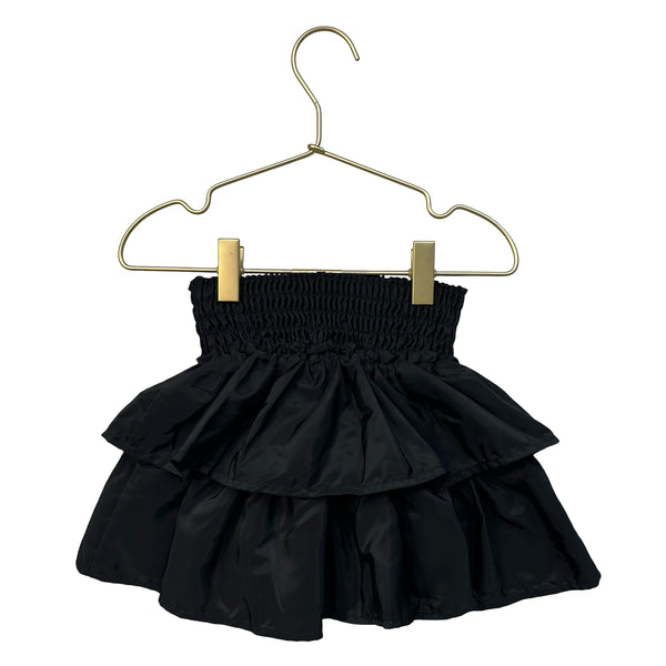 C&A Black Taffeta Ruffle Skirt - Size 4Y