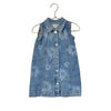 Zara Denim Flower Print Jean Dress - Size 2