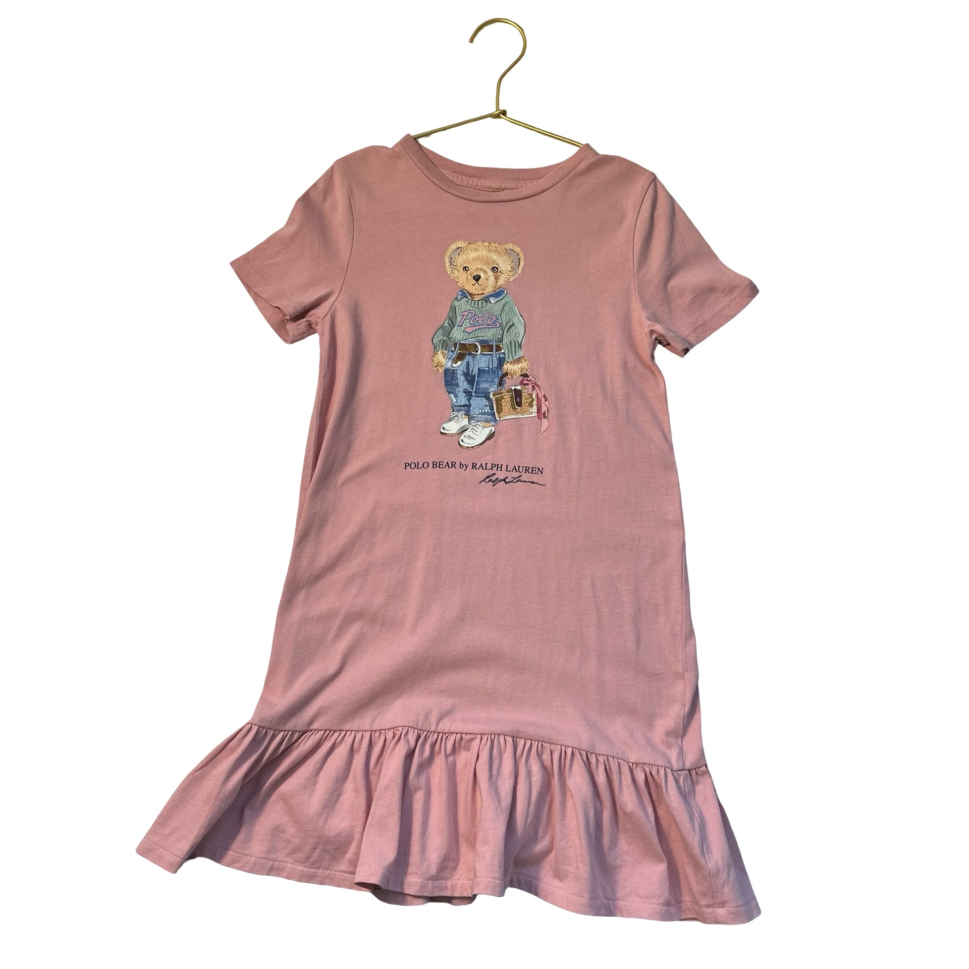 Polo Ralph Lauren Pink Polo Bear Dress - Size 6