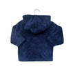 Hanna Andersson Navy Hooded Sherpa Jacket - Size 2T
