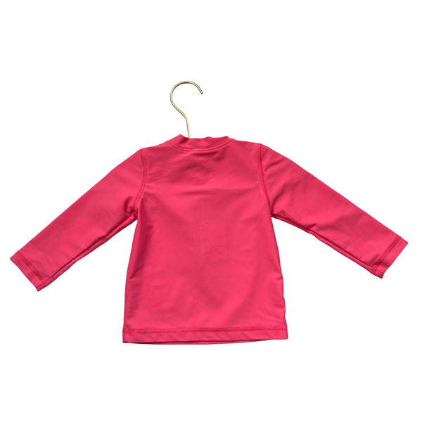 Primary Coral Rash Guard - Size 6-12 Mo