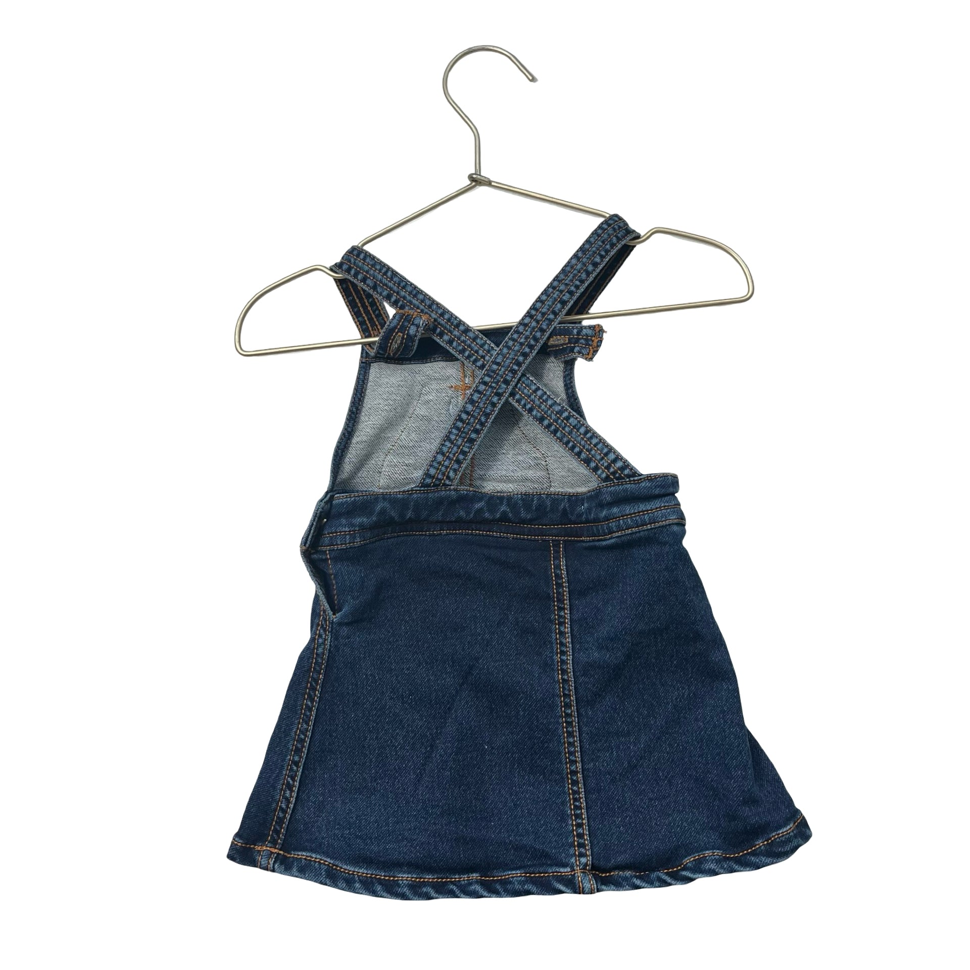 Billieblush Denim Overall Dress - Size 12 Mo