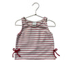 Zara Ivory & Red Striped Tank Top - Size 6-7