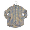 Gap Kids Yellow, White, Navy Check Button Down Shirt - Size S 6-7