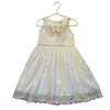 Stella McCartney Kids White Embroidered Butterfly Dress - Size 5