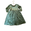 Mila & Rose Green Velour Dress - Size 5-6