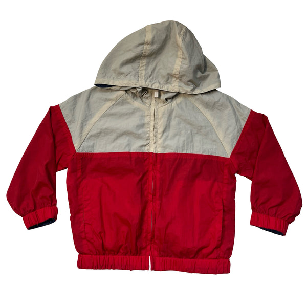 Mayoral Reversible Red & Blue Hooded Windbreaker Jacket - Size 2