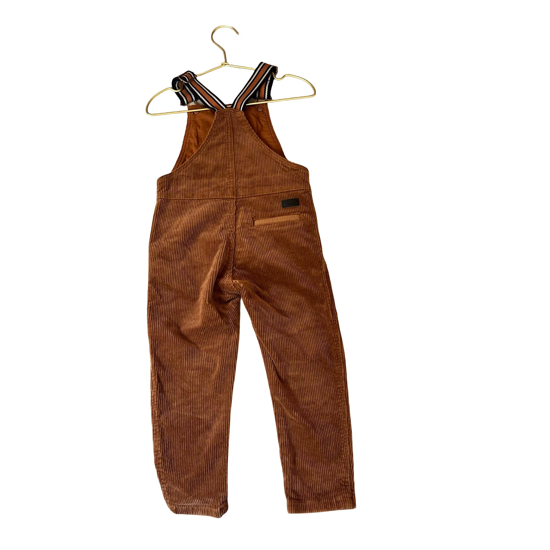 Catimini Brown Corduory Overalls - Size 3