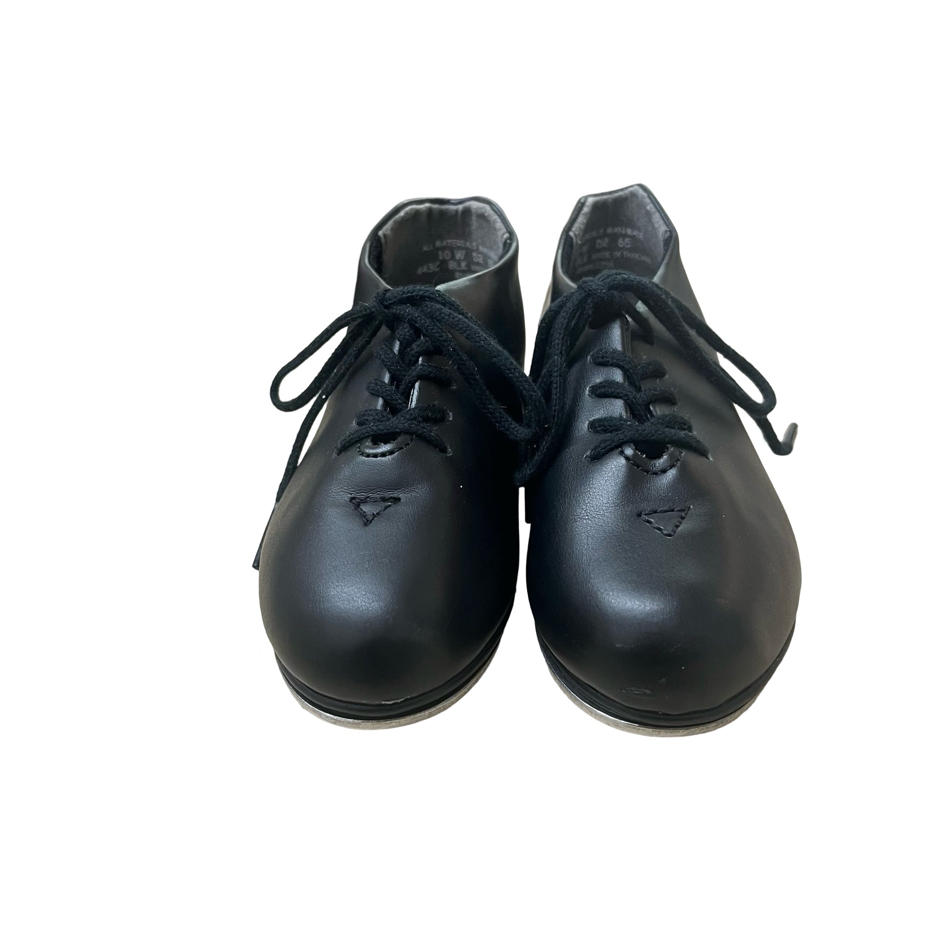 Capezio Black Lace Up Tap Shoes - Size 10W