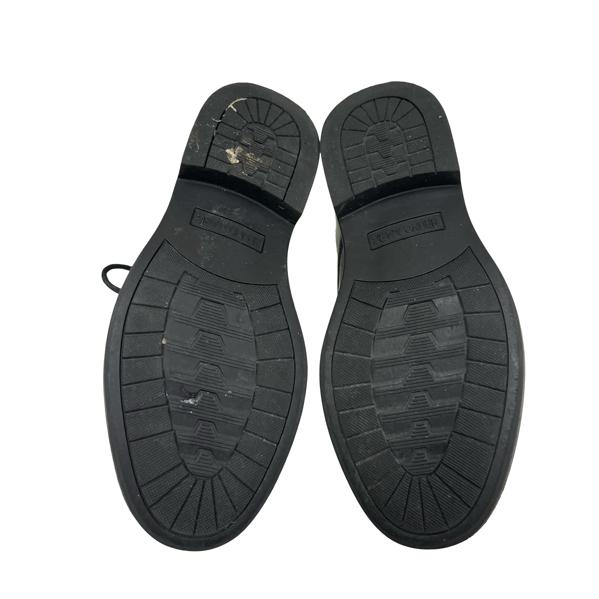 Bruno Marc Black Patent Tux Shoes - Size 1Y Big Kid