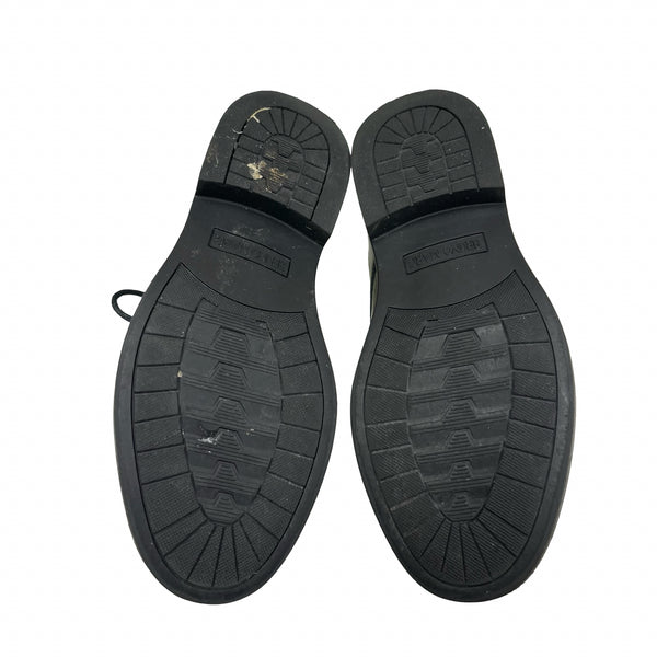 Bruno Marc Black Patent Tux Shoes - Size 1Y Big Kid