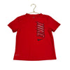 Nike Red Logo Athletic T-Shirt - Size 7