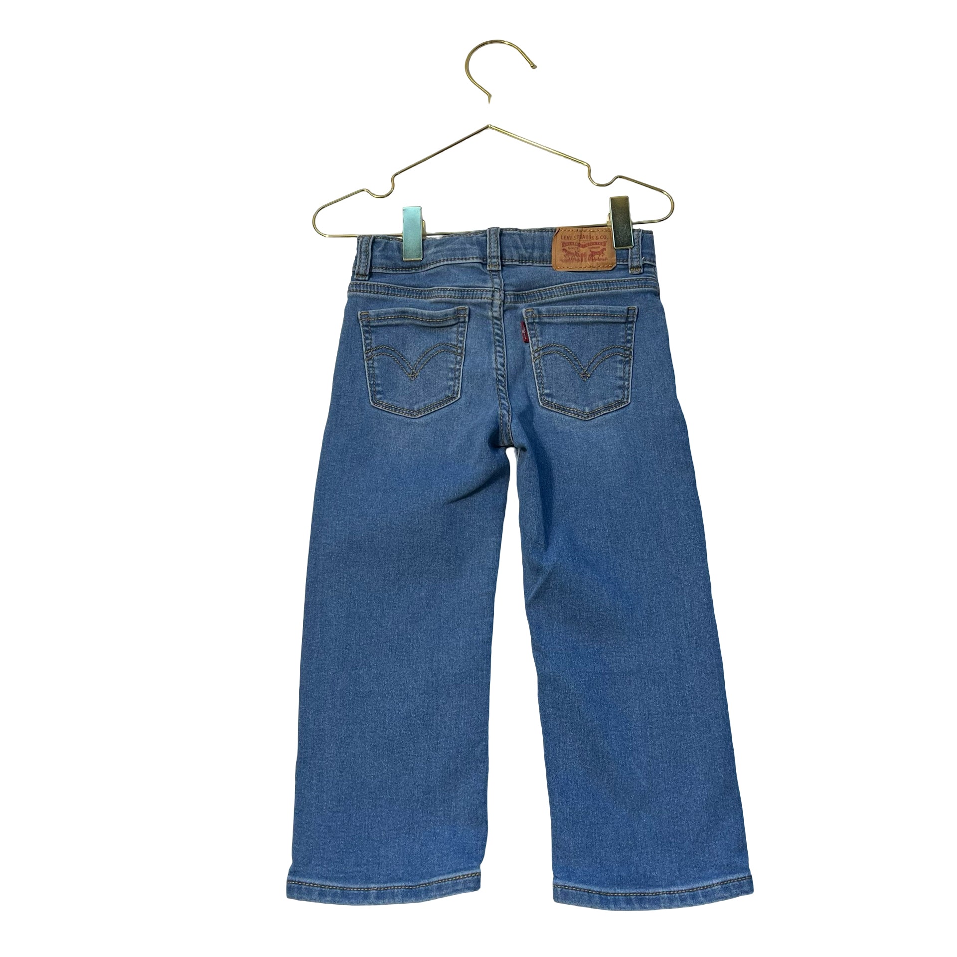 Levi's Wide Leg Denim Jeans - Size 3T