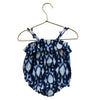 Baby Gap Navy Ikat Print Bubble Romper - Size 3-6 Mo