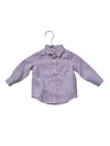 Janie and Jack Lavender Cotton-Linen Button Down Shirt - Size 6-12 Mo