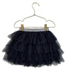 Primark Premium Navy & Silver Glitter Tulle Skirt - Size 3-4