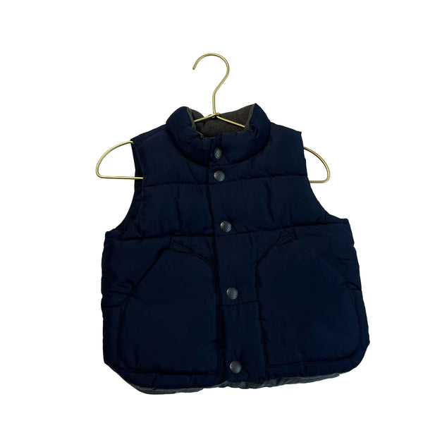 Baby Gap Navy Puffer Vest - Size 12-18 Mo