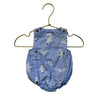 Jacadi Blue Bird Print Bubble Romper - Size 1 Month