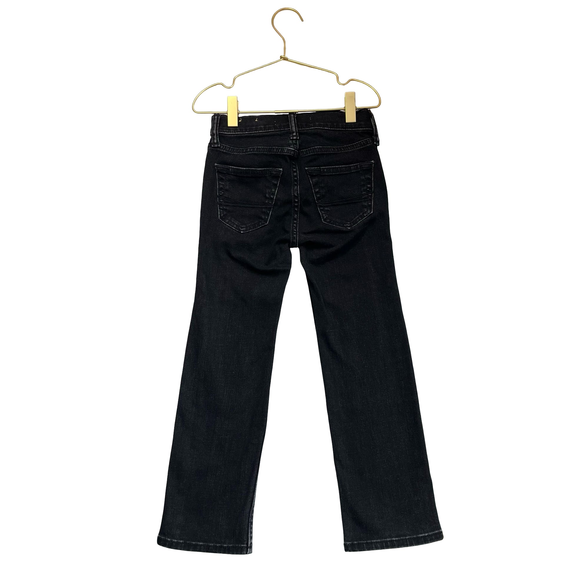 Abercrombie Kids Straight Slim Black Denim Jeans - Size 5-6