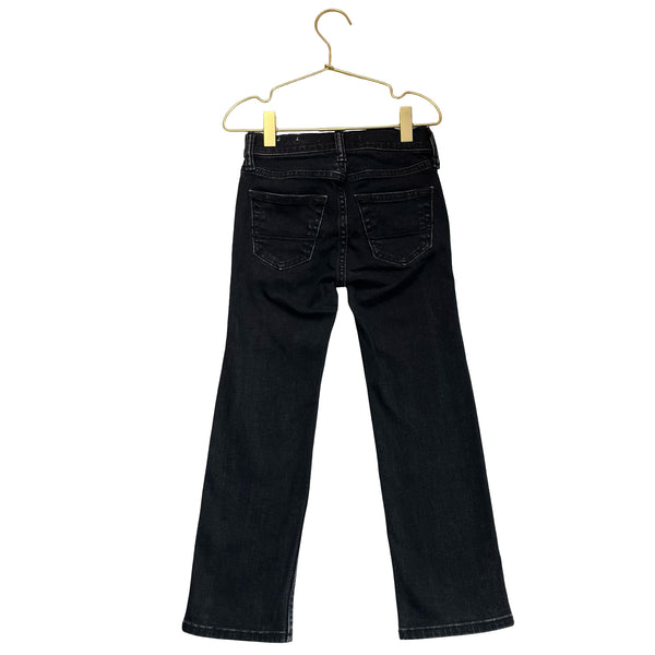 Abercrombie Kids Straight Slim Black Denim Jeans - Size 5-6