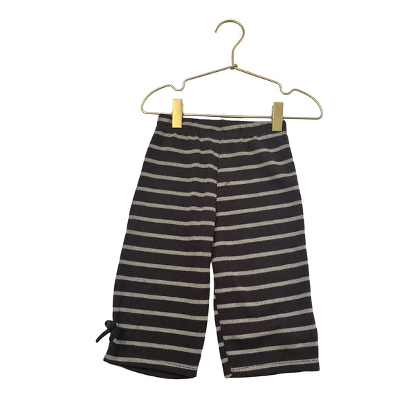 Zara Brown & Tan Wide-Leg Knit Pants - Size 1.5Y