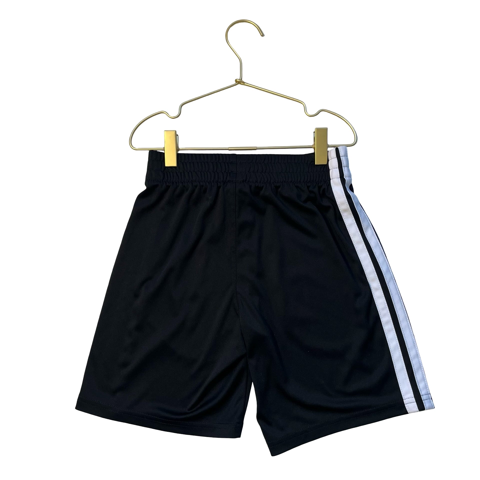 Adidas Black & White 3-Stripe Athletic Shorts - Size S 8