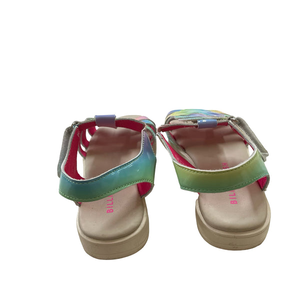 Billieblush Pastel Ombre Patent Sandals - Size 12.5