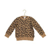 Crewcuts Tan Leopard Print Sweater - Size 4-5