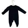 Carter's Black Skeleton & Candy Graphic Footed One-Piece - Size 3 Mo