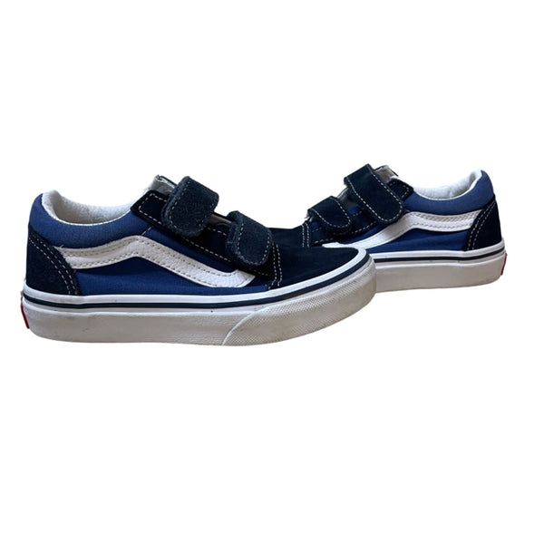 Vans Blue Velcro Sneakers - Size 11.5