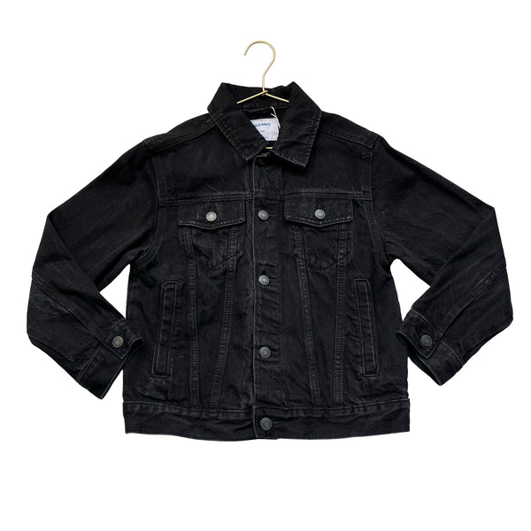 Old Navy Black Denim Jean Jacket - Size M 8