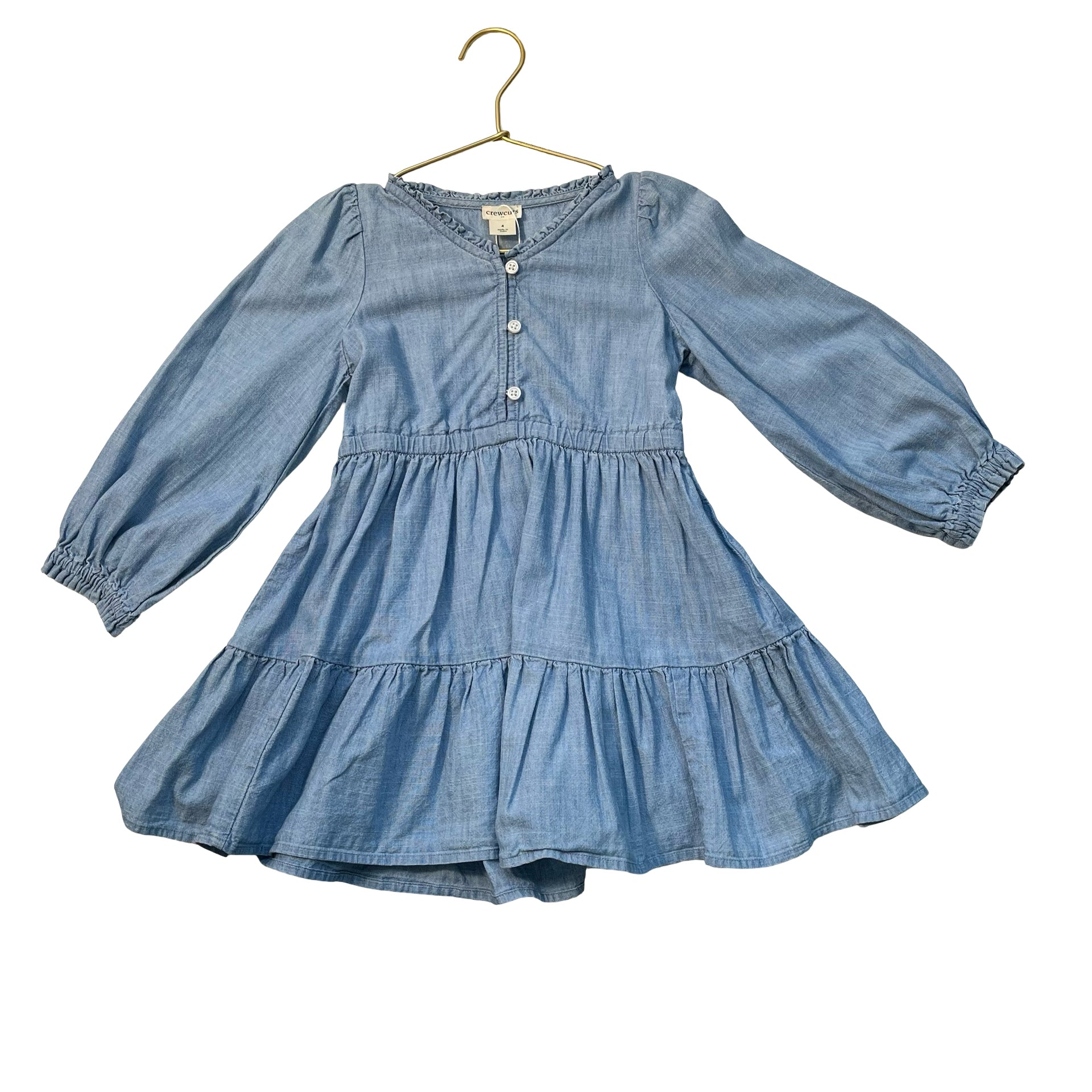 Crewcuts Chambray Dress - Size 4