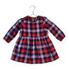 Primary Red, Purple, Navy Check Dress - Size 3