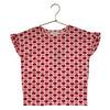 Louis Louise Pink & Red Heart Shirt - Size 8