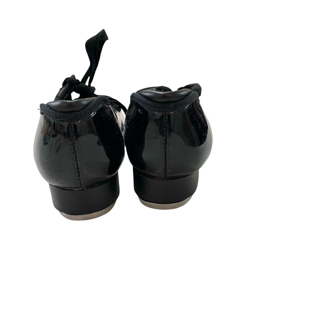 Capezio Black Patent Tap Shoes - Size 12M