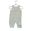 Pehr Ivory & Sage Green Striped Overall One-Piece - Size 3-6 Mo