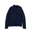 Bonpoint Navy Moto Style Cardigan Sweater Jacket - Size 8