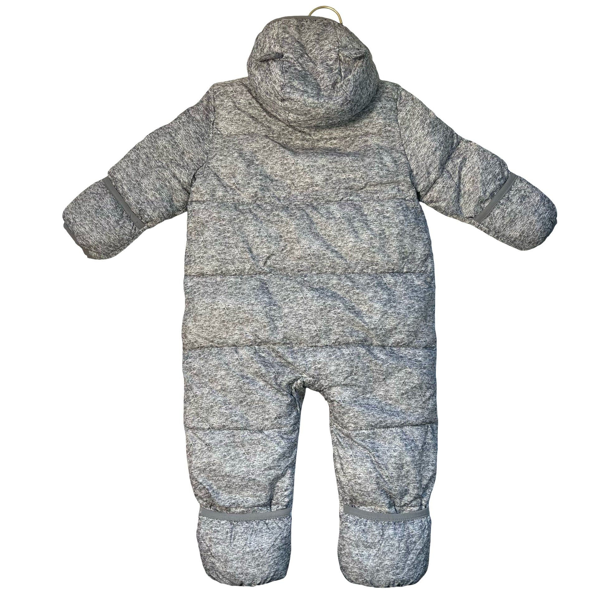 Baby Gap Primaloft Gray Snowsuit - Size 12-18 Mo
