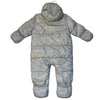 Baby Gap Primaloft Gray Snowsuit - Size 12-18 Mo