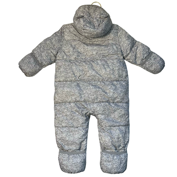 Baby Gap Primaloft Gray Snowsuit - Size 12-18 Mo