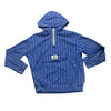 Scotch & Soda Blue Striped Hooded Pullover Light Jacket - Size 10