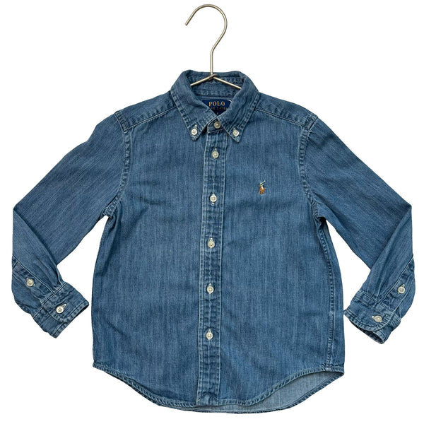Polo Ralph Lauren Denim Button Down Shirt - Size 4